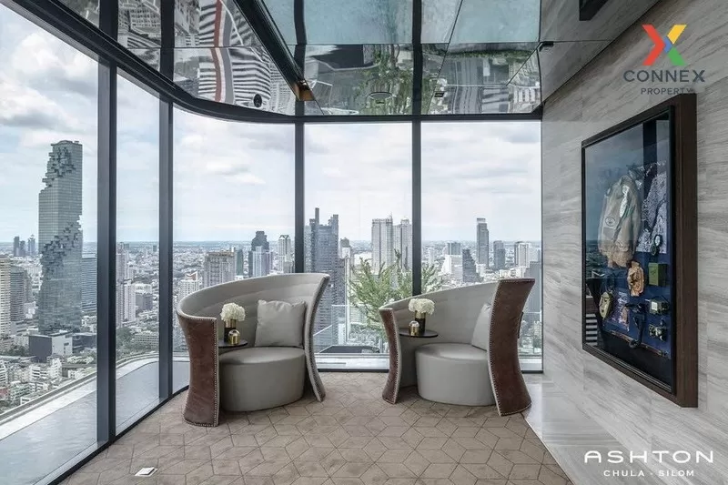 FOR RENT condo , Ashton Chula-Silom , Duplex , high floor , MRT-S