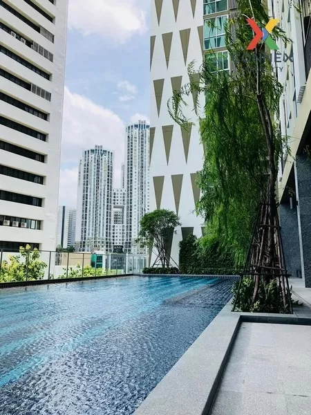 FOR RENT condo , Noble Revolve Ratchada 2 , Duplex , nice view ,  3