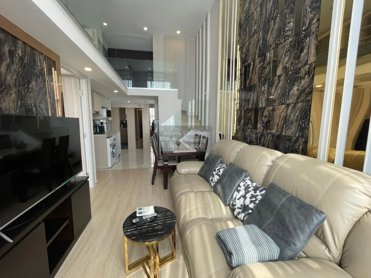 FOR RENT condo , KnightsBridge Prime Sathorn , Duplex , high floo