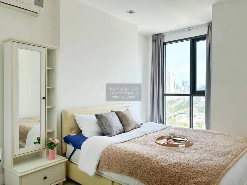 FOR RENT condo , Ideo Mobi Sathorn , Duplex , high floor , BTS-Kr