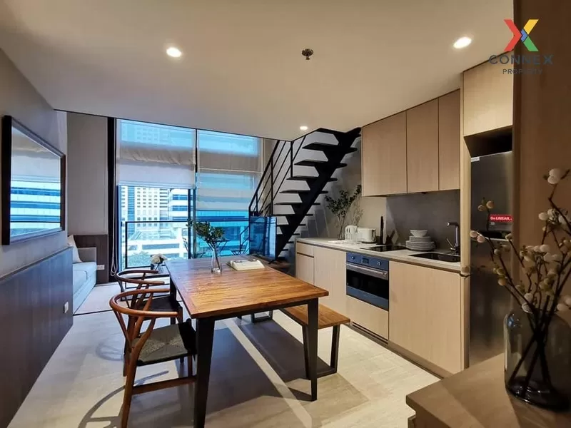 FOR RENT condo The Lofts Silom , Duplex , BTS-Surasak , Silom , B 4