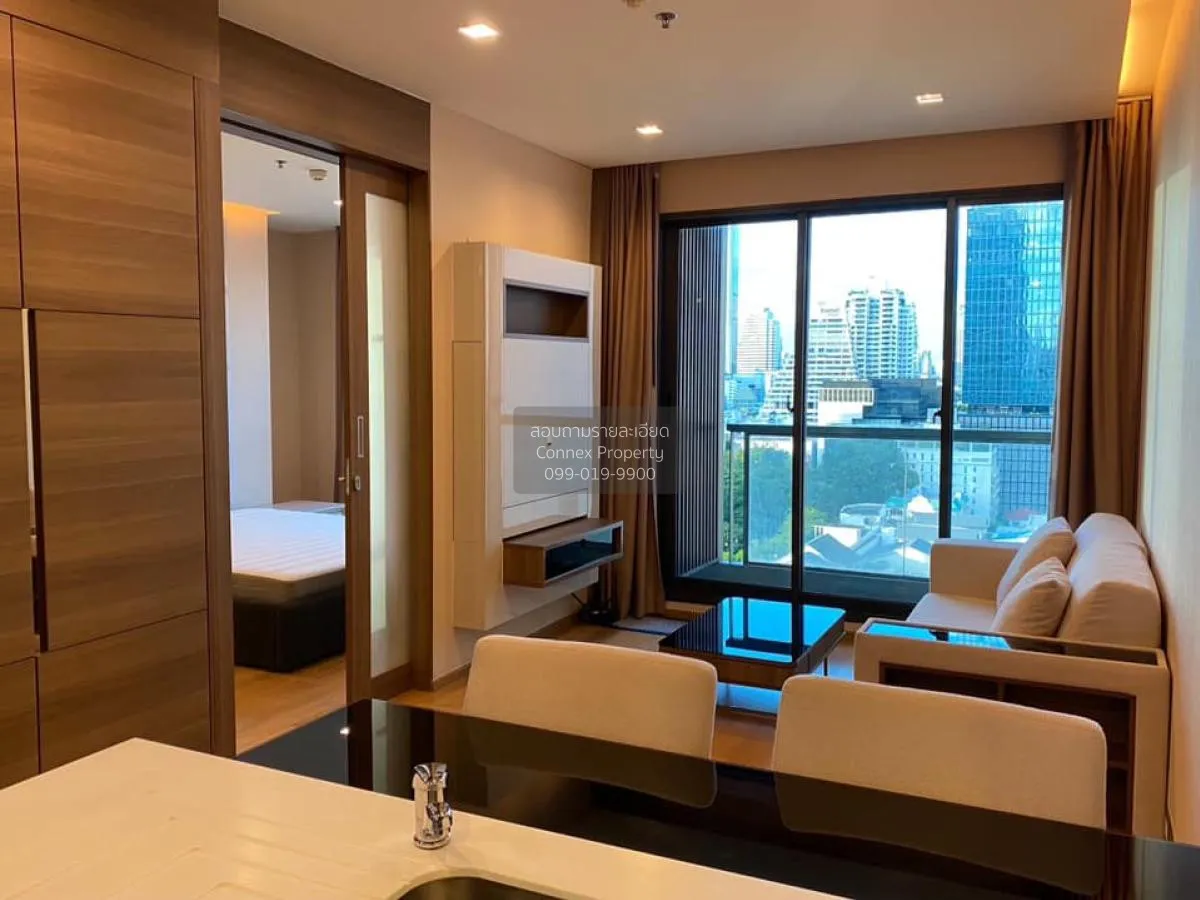 FOR RENT condo , The Address Sathorn , Duplex , high floor , BTS- 2