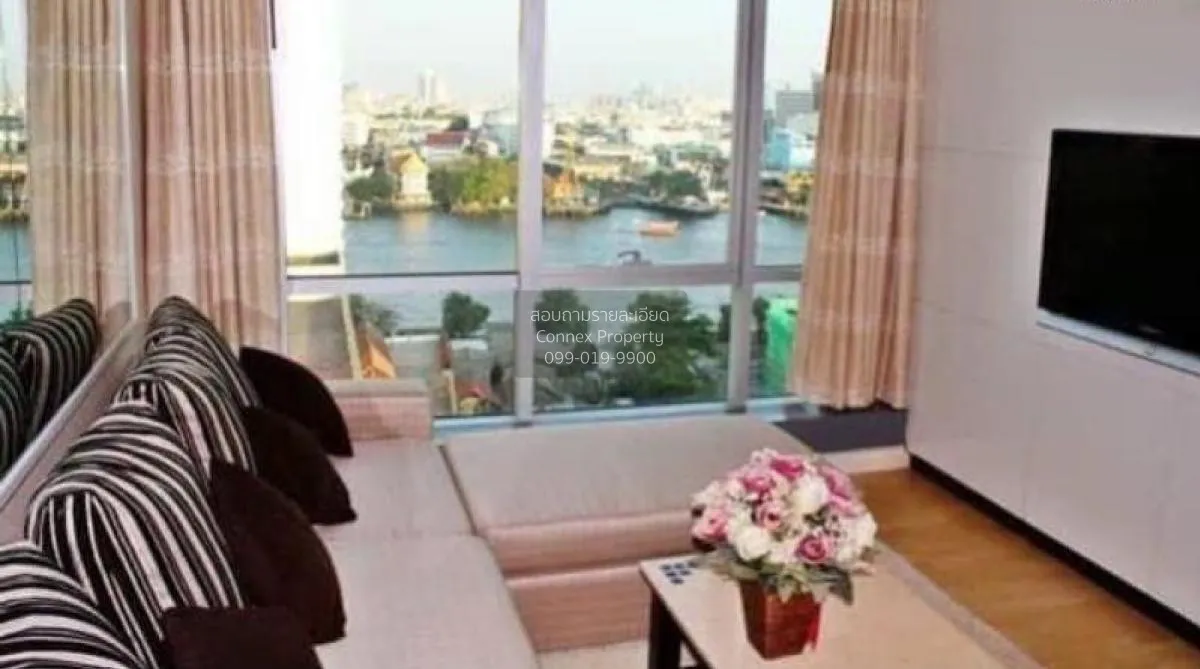 FOR RENT condo , Baan Sathorn Chaopraya , Duplex , wide frontage 
