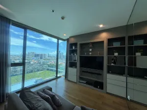 FOR RENT condo , The Breeze Narathiwas , Duplex , wide frontage , BTS-Chong Nonsi , Chong Nonsi , Yannawa , Bangkok , CX-02340