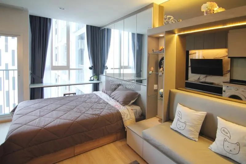 FOR RENT condo , Noble Revolve Ratchada , Duplex , wide frontage 