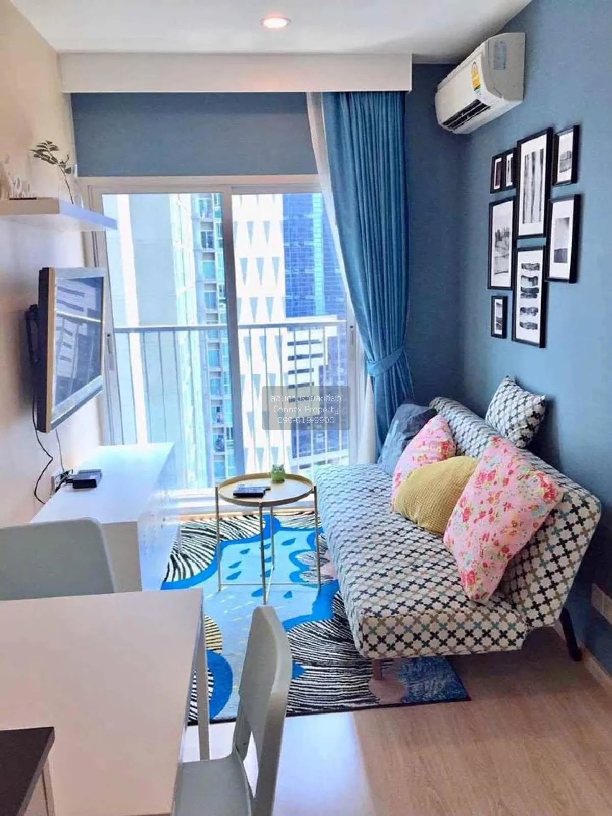 FOR RENT condo , Noble Revolve Ratchada , Duplex , wide frontage  1