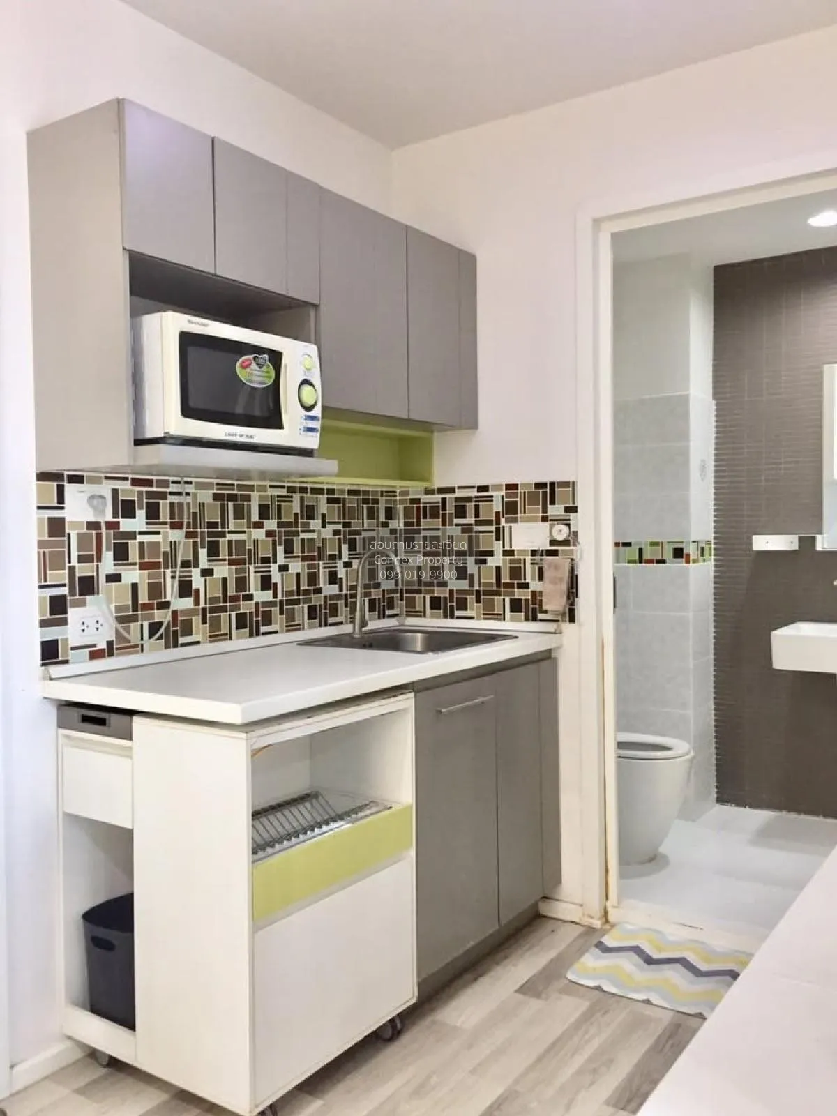 FOR RENT condo , The Key Phahonyothin , Duplex , wide frontage ,  4