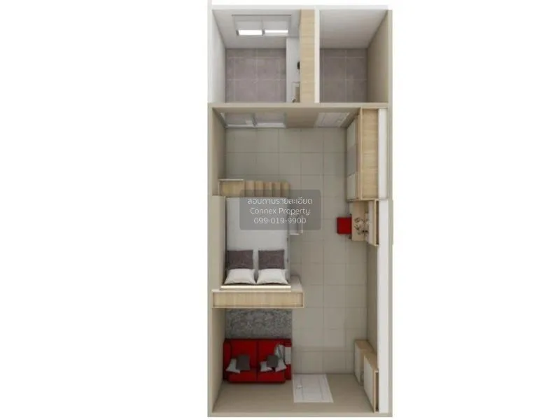 FOR SALE condo , Supalai Park Kaset , Duplex , corner unit , BTS-