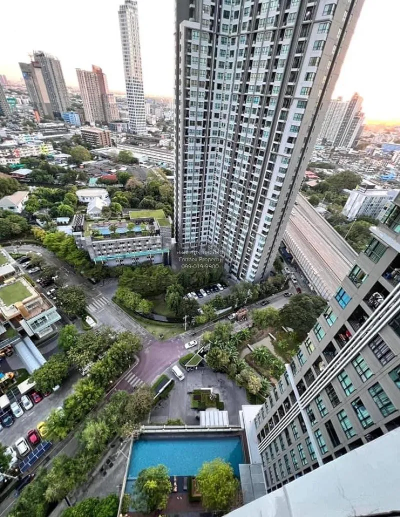 FOR RENT condo , The Base Park East , Duplex , nice view , BTS-On