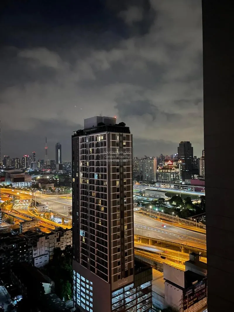 FOR RENT condo Life Asoke-Rama 9 , high floor , MRT-Phra Ram 9 , 