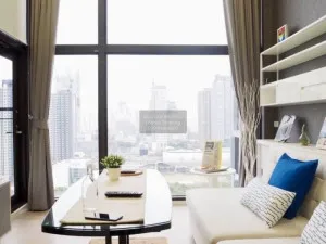 FOR RENT condo , Chewathai Residence Asoke , nice view , high floor , MRT-Phra Ram 9 , Makkasan , Rat Thewi , Bangkok , CX-06207