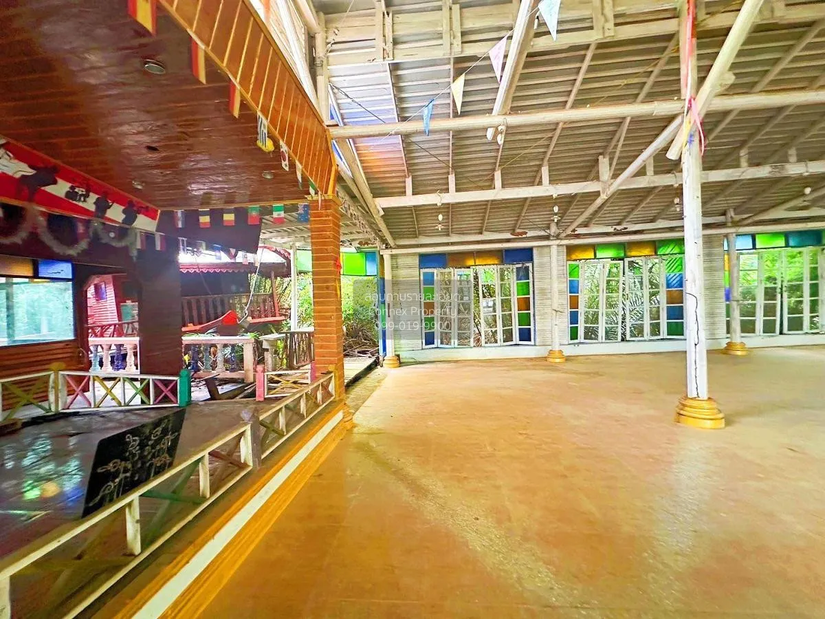 ขายรีสอร์ท ติดแม่น้ำแม่กลอง สมุทรสงคราม ใกล้วัดจุฬามณี วิวแม่น้ำ 