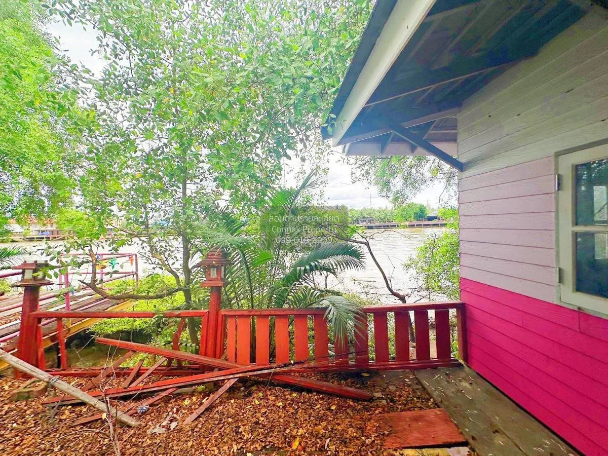 ขายรีสอร์ท ติดแม่น้ำแม่กลอง สมุทรสงคราม ใกล้วัดจุฬามณี วิวแม่น้ำ 