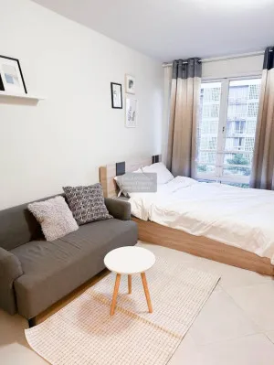 For Rent Condo , i-House Laguna Garden RCA , MRT-Phetchaburi , Bang Kapi , Huai Khwang , Bangkok , CX-101226