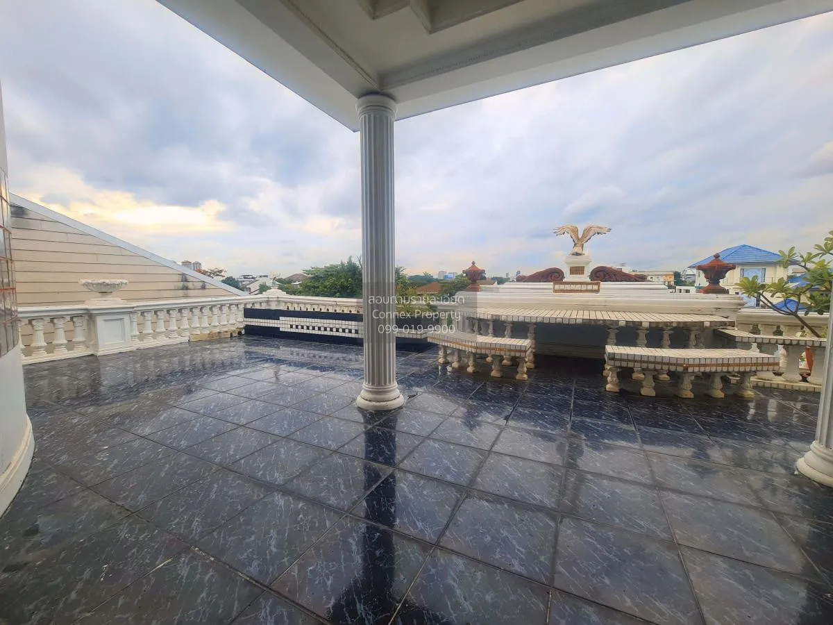 เช่าบ้าน  บ้านเมืองทอง 2/2 พัฒนาการ 61 วิวสวย ชั้นสูง หน้ากว้าง ป