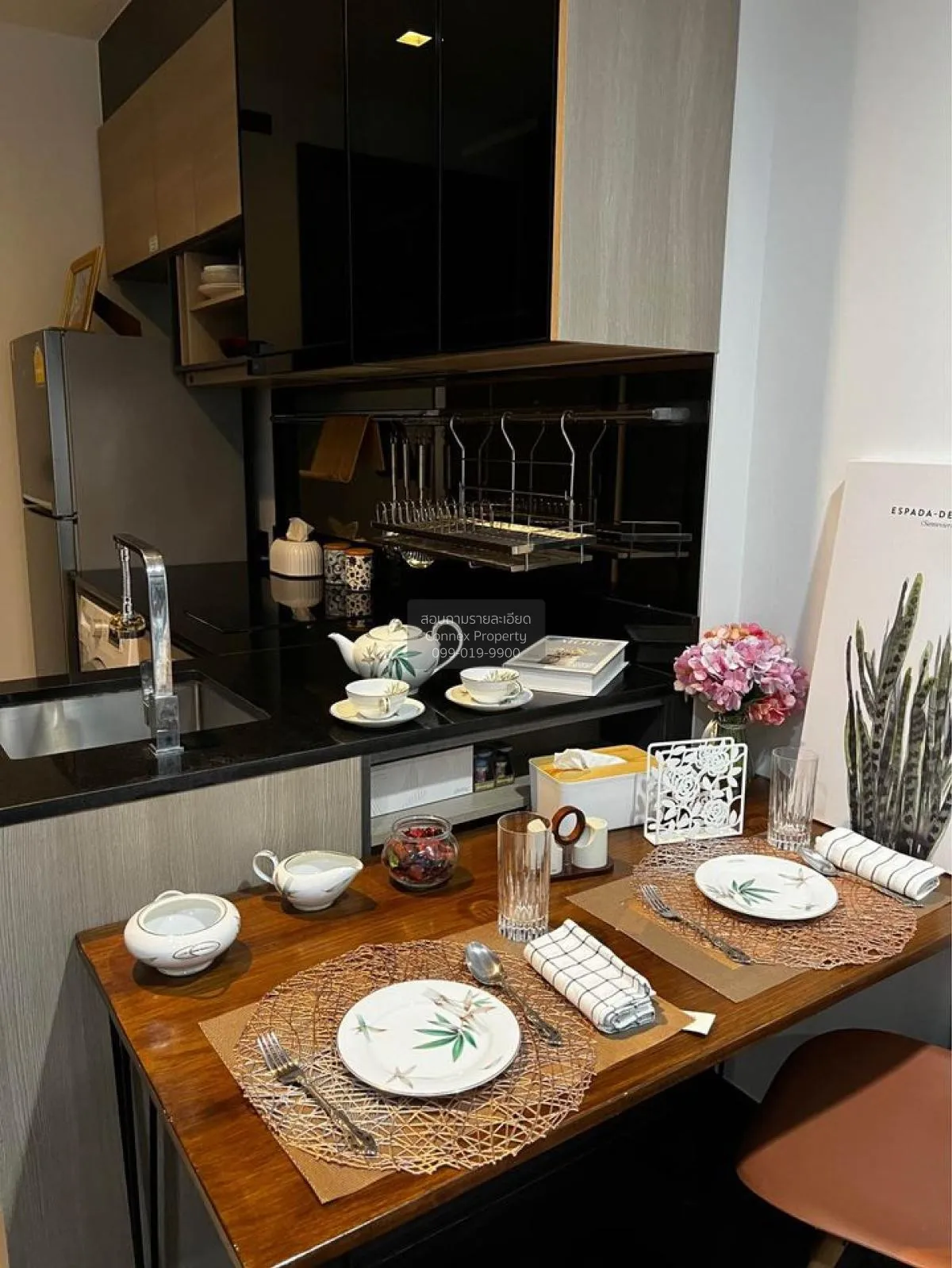 For Rent Condo , The Line Asoke - Ratchada , MRT-Phra Ram 9 , Din 3