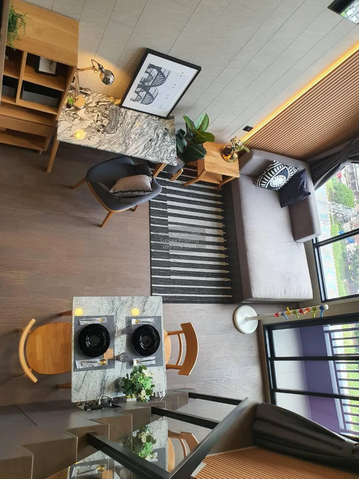 เช่าคอนโด  พาร์ค ออริจิ้น จุฬา - สามย่าน ดูเพล็กซ์ MRT-สามย่าน มห 3