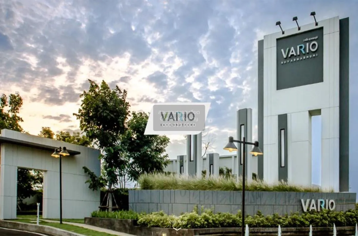 For Sale House , Vario Suvarnabhumi , Sisa Chorakhe Noi , Bang Sa