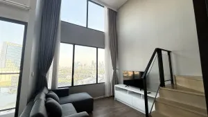 For Rent Condo , Siamese Rama 9 (Landmark @MRTA Station) , Duplex , Huai Khwang , Bang Kapi , Bangkok , CX-105514