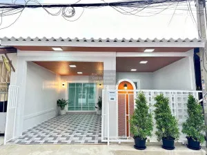 For Sale Townhouse/Townhome  , Baan Pruksa 3 Soi Watlatpladuk , wide frontage , newly renovated , Bang Khu Rat , Bang Bua Thong , Nonthaburi , CX-107157