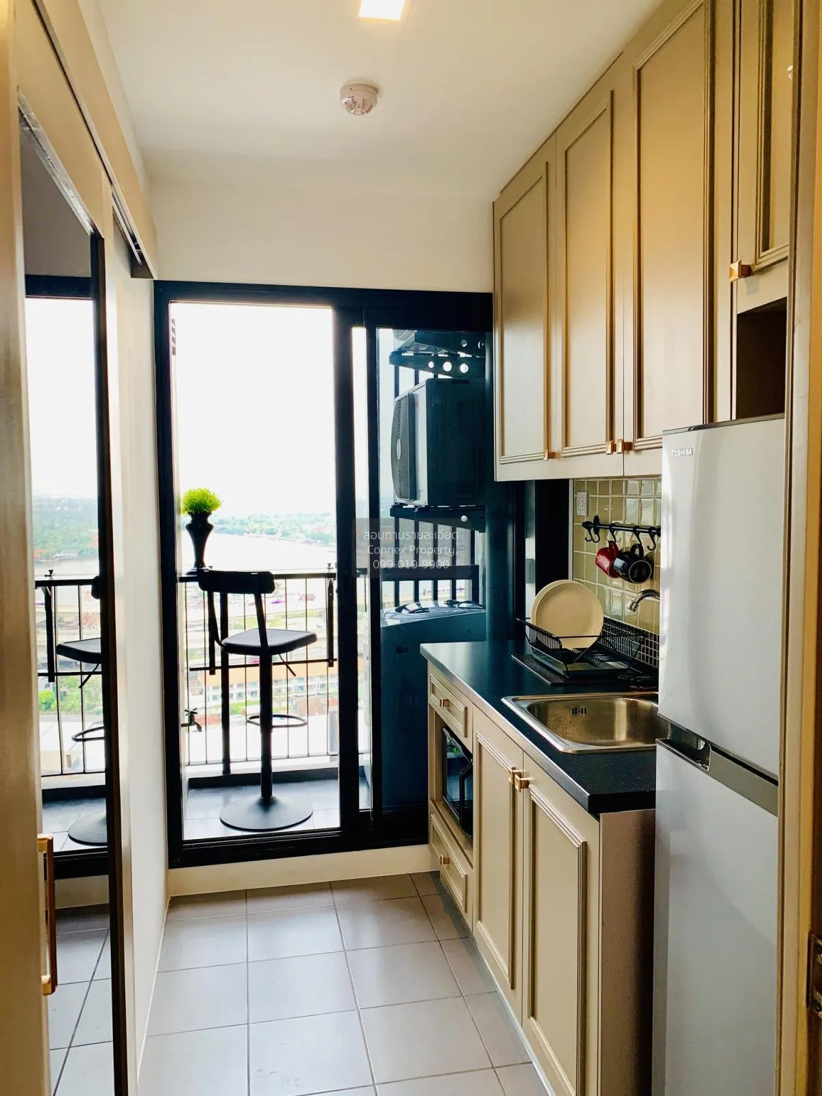 เช่าคอนโด  เดอะ โพลิแทน รีฟ MRT-สะพานพระนั่งเกล้า บางกระสอ เมืองน