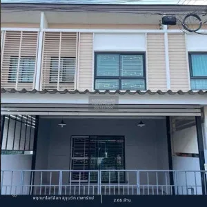 For Sale Townhouse/Townhome  , Pruksa Lite Lox Sukhumvit - Theparak , BTS-Pu Chao , Thepharak , Mueang Samut Prakan , Samut Prakarn , CX-108601