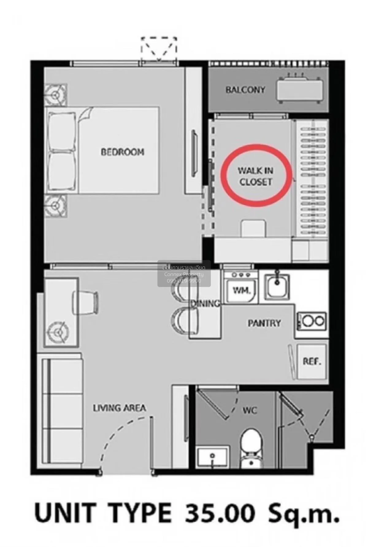 ขายคอนโด  ไลฟ์ อโศก - พระรามเก้า MRT-พระราม 9 มักกะสัน เขต ราชเทว