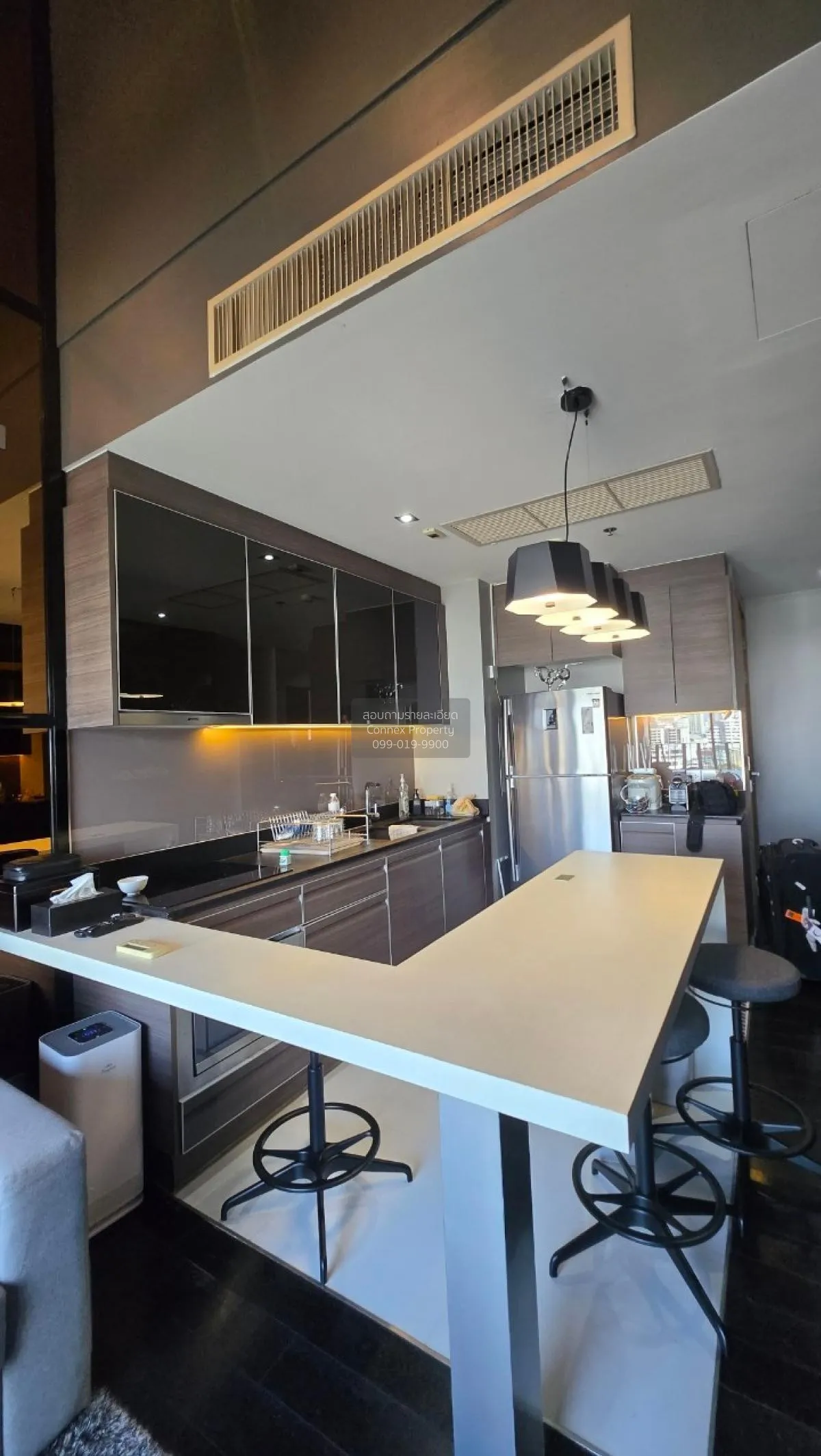 For Rent Condo , Keyne by Sansiri , Duplex , corner unit , newly  3