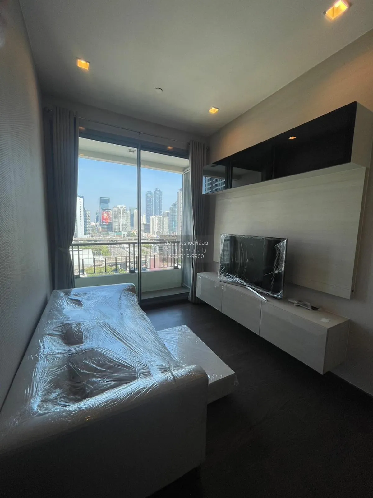 ขายคอนโด  คิว อโศก ชั้นสูง ห้องมุม MRT-เพชรบุรี มักกะสัน เขต ราชเ