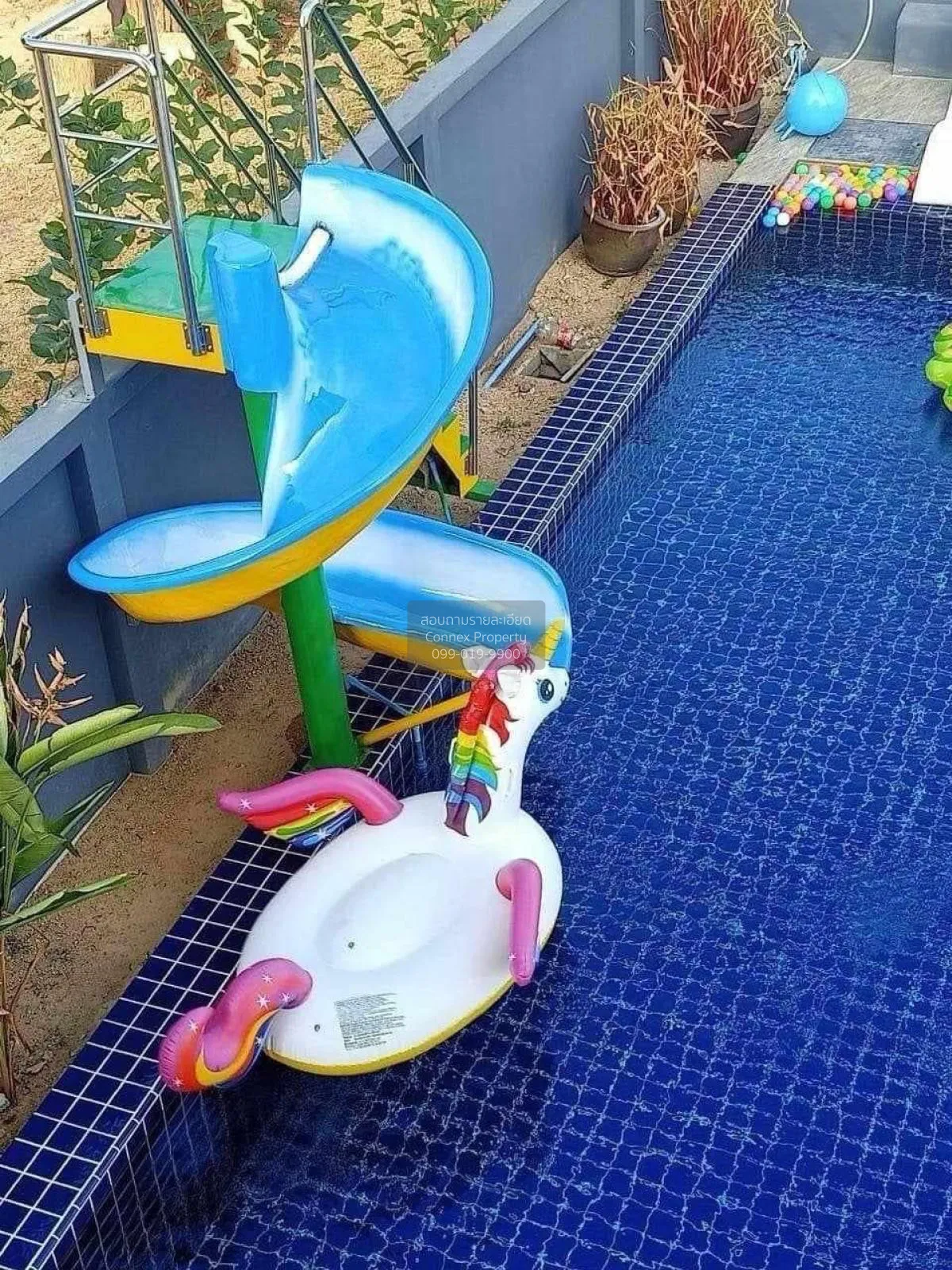 For Sale Pool villa house for sale, Soi Wat Bunkanchanaram 3 , Mu