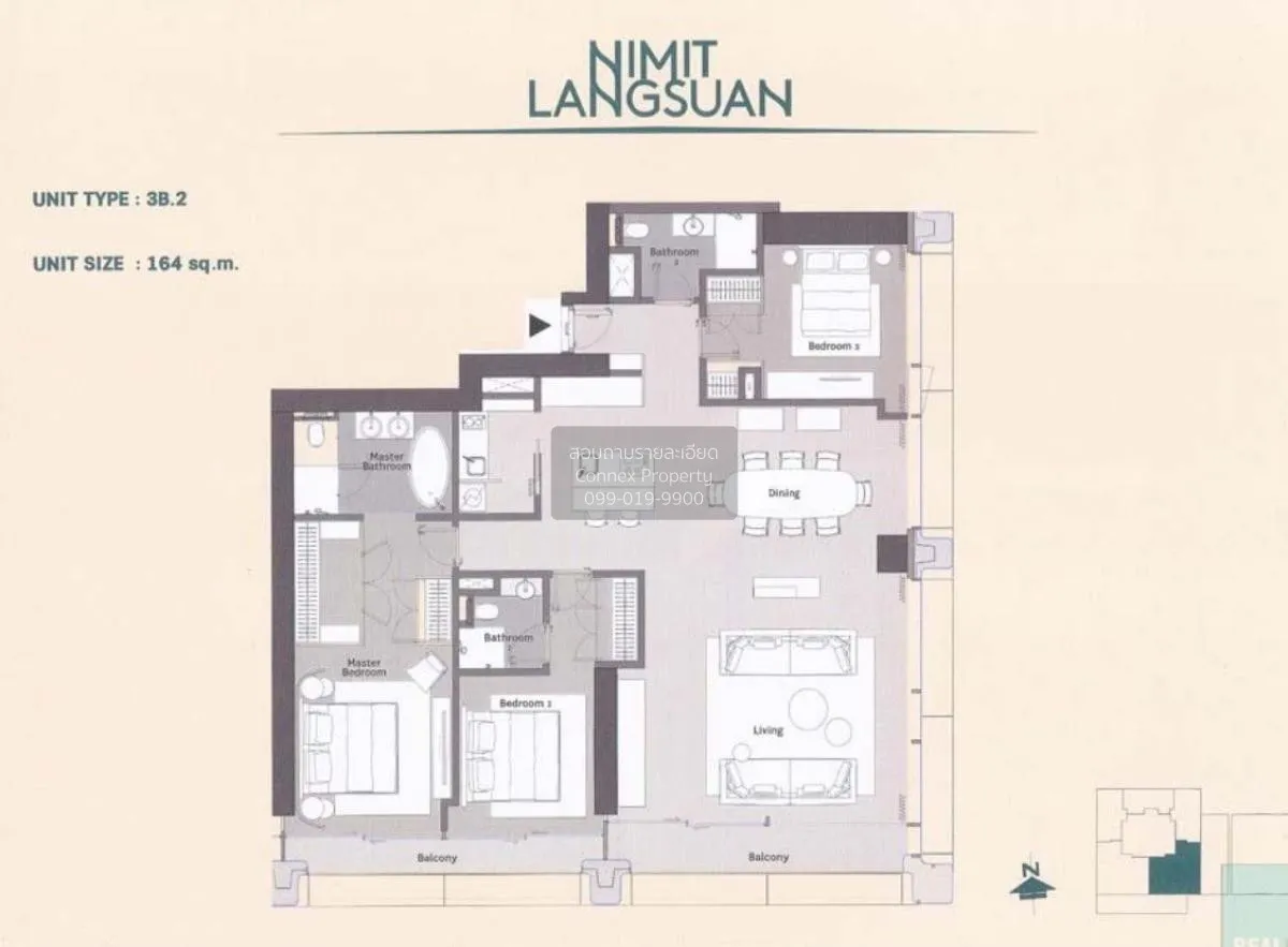 ขายคอนโด  นิมิต หลังสวน ลุมพินี เขต ปทุมวัน กรุงเทพ CX-114612 3