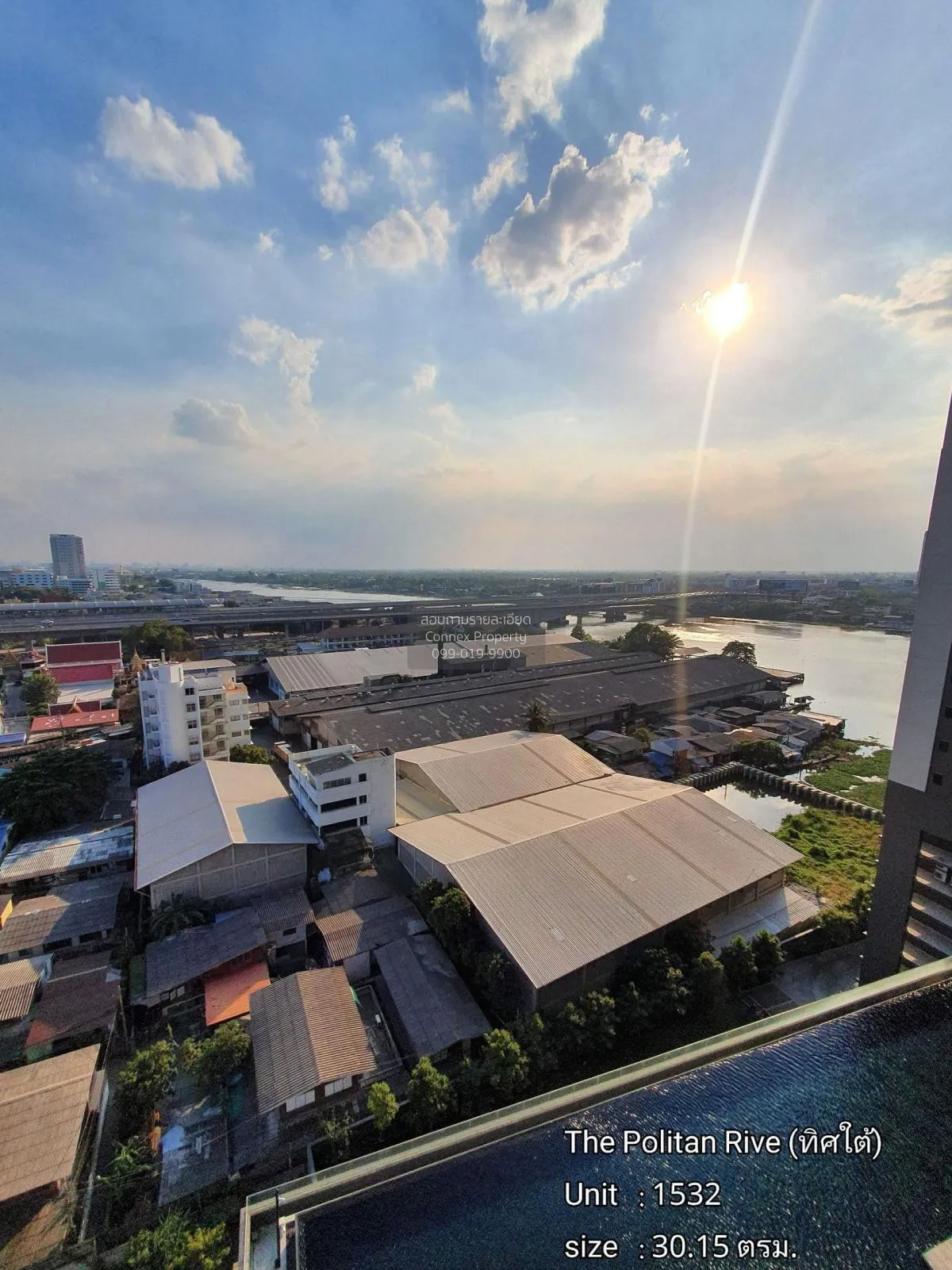 ขายคอนโด  เดอะ โพลิแทน รีฟ MRT-สะพานพระนั่งเกล้า บางกระสอ เมืองนน