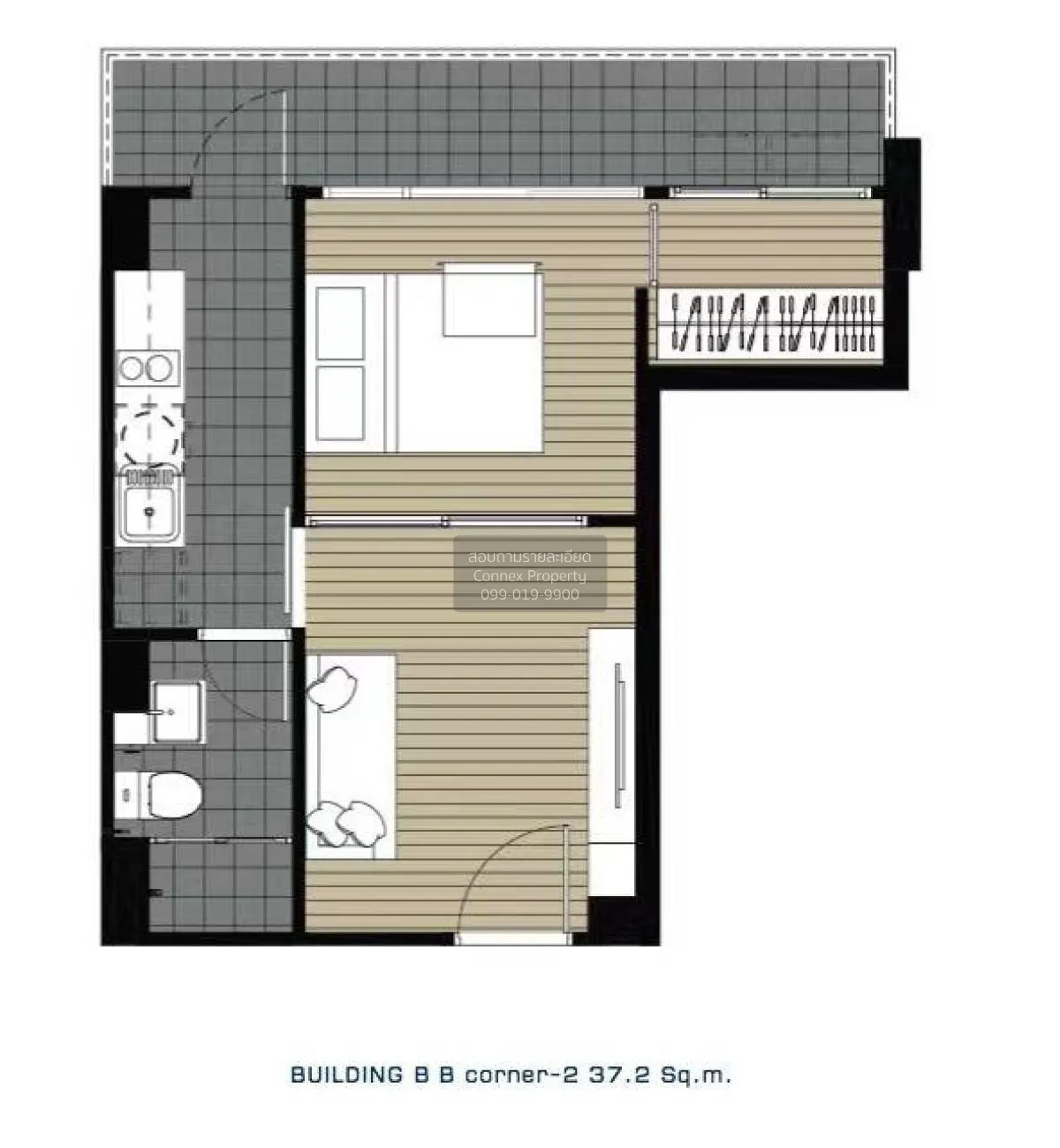ขายคอนโด  พอส สุขุมวิท 107 ชั้นสูง สำโรงเหนือ เมืองสมุทรปราการ สม