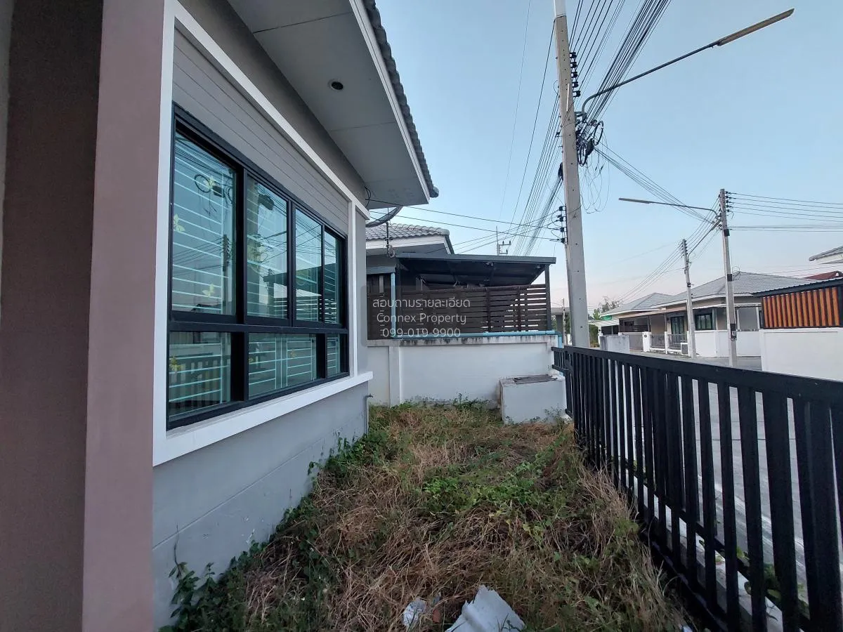 For Sale House , Baan Meesuk 8 Panasnikhom , wide frontage , Na P 3