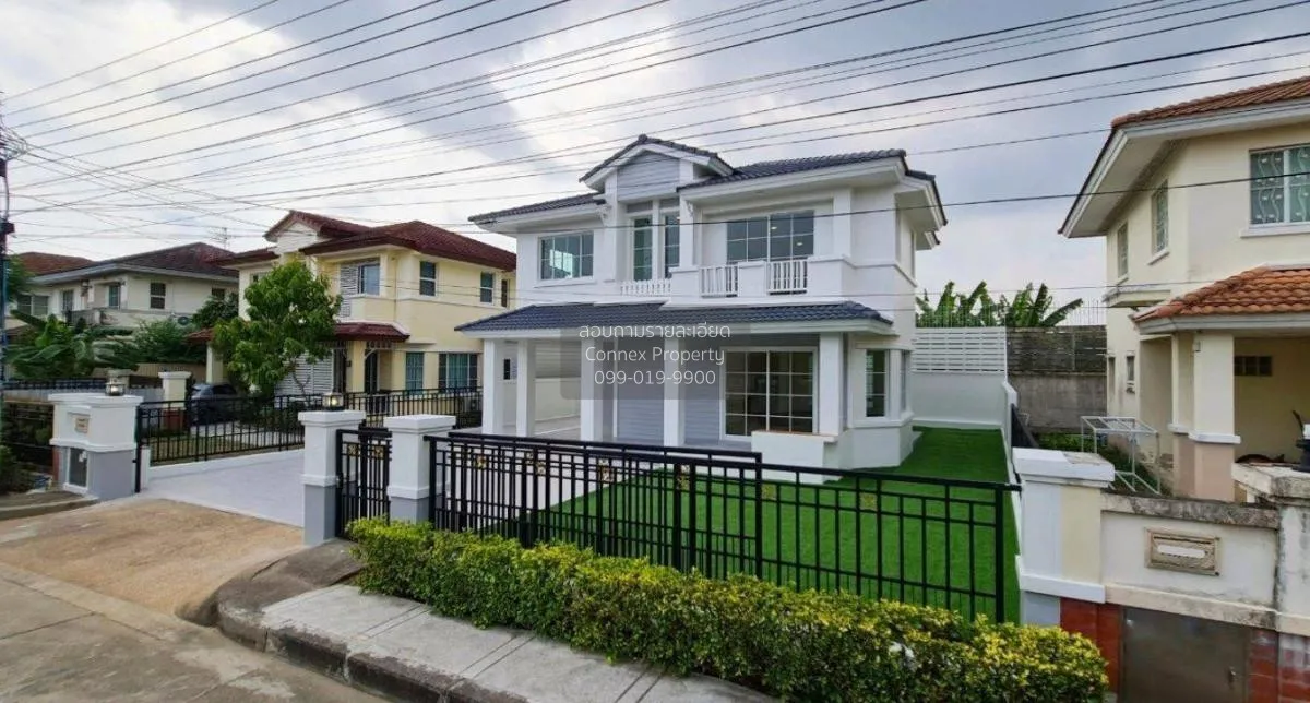 For Sale House , Manthana Ratchapruek Village , wide frontage , n 1