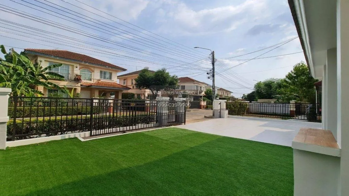 For Sale House , Manthana Ratchapruek Village , wide frontage , n 3