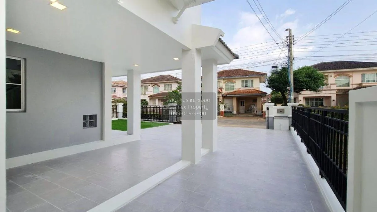 For Sale House , Manthana Ratchapruek Village , wide frontage , n 4