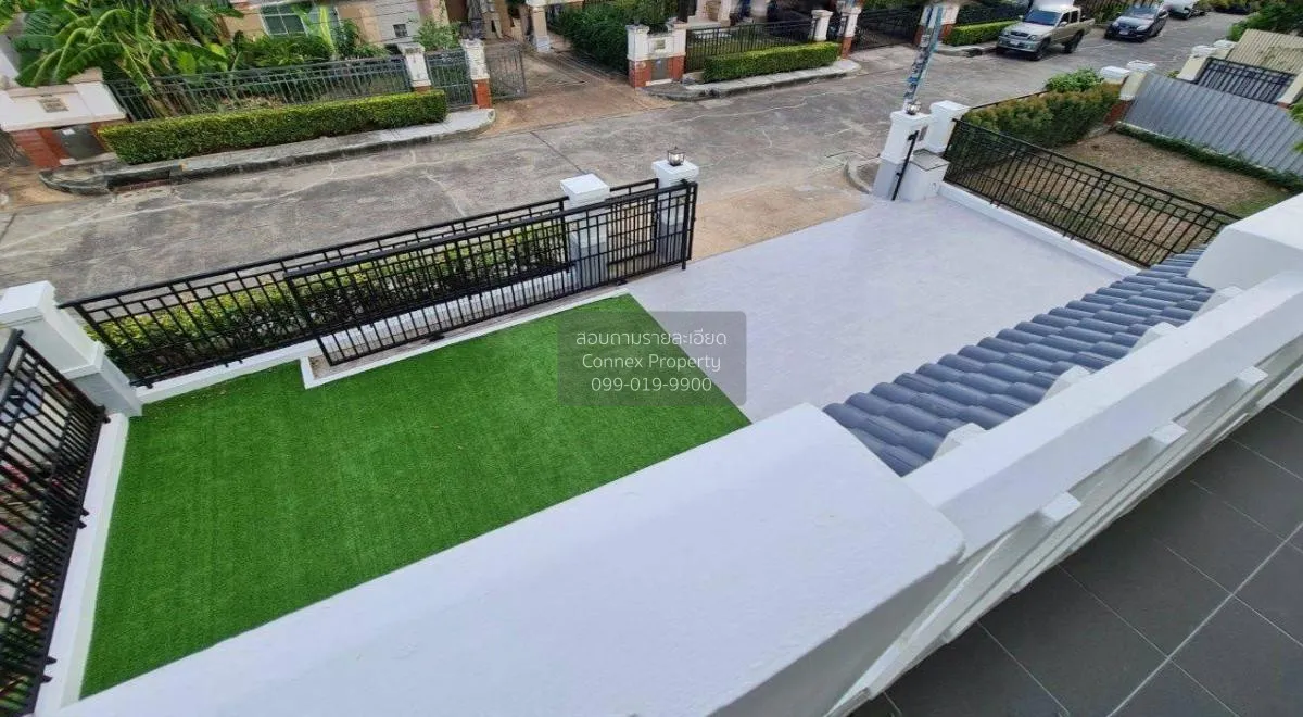 For Sale House , Manthana Ratchapruek Village , wide frontage , n