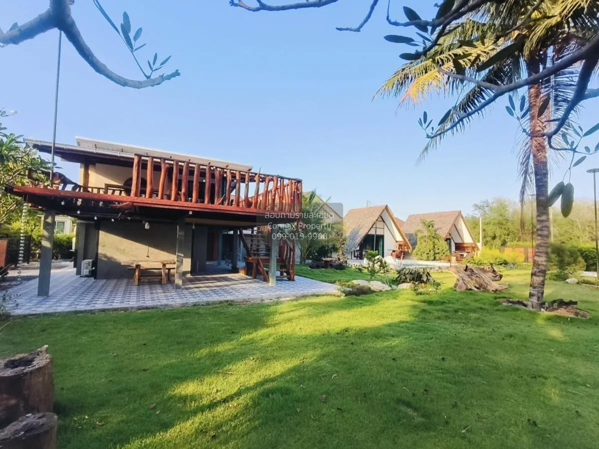 เช่าบ้านไม้โมเดิร์นริมคลอง  วิวแม่น้ำ หินเหล็กไฟ หัวหิน ประจวบคีร