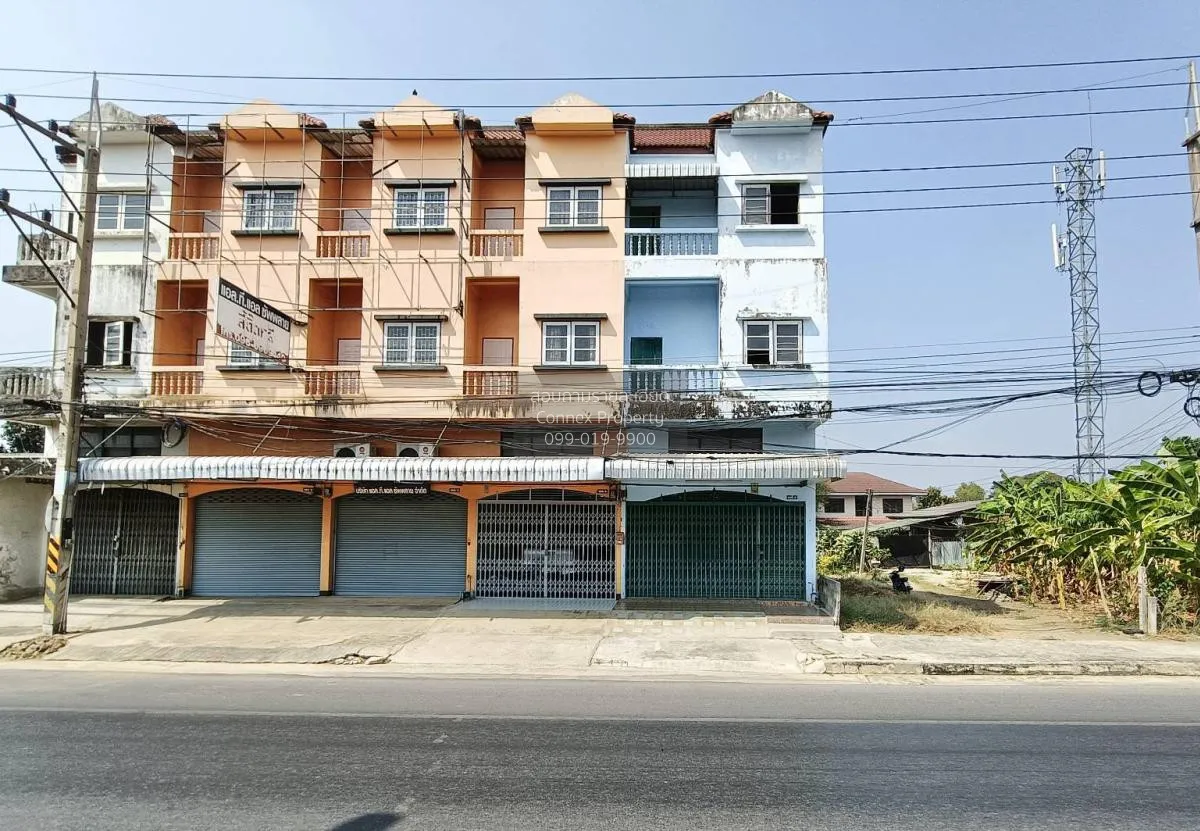 ขายอาคารพาณิชย์ บ้านโป่ง-ราชบุรี ห้องมุม หน้ากว้าง ท่าผา บ้านโป่ง 1