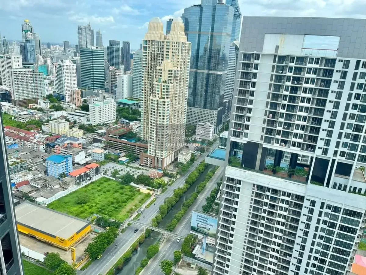 For Rent Condo , KnightsBridge Prime Sathorn , high floor , BTS-C