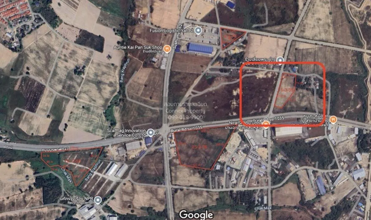 ขายที่ดินเปล่า 5 ไร่ 3 งาน 35 ตารางวา ห้วยโป่ง ระยอง ห้วยโป่ง เมื 1