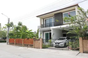For Sale House , Golden Village Onnut-Pattanakarn , corner unit , ARL-Ban Thap Chang , Prawet , Prawet , Bangkok , CX-121487