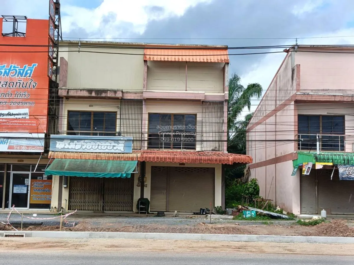 ขายอาคารพาณิชย์ตลาดคลองมวน รัษฎา-ตรัง วิวสวย ห้องมุม หน้ากว้าง หน 1