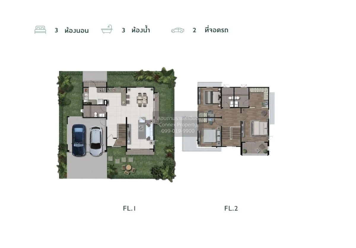 For Sale House , The Plant Kanchanaphisek - Bangyai , MRT-Khong B 2