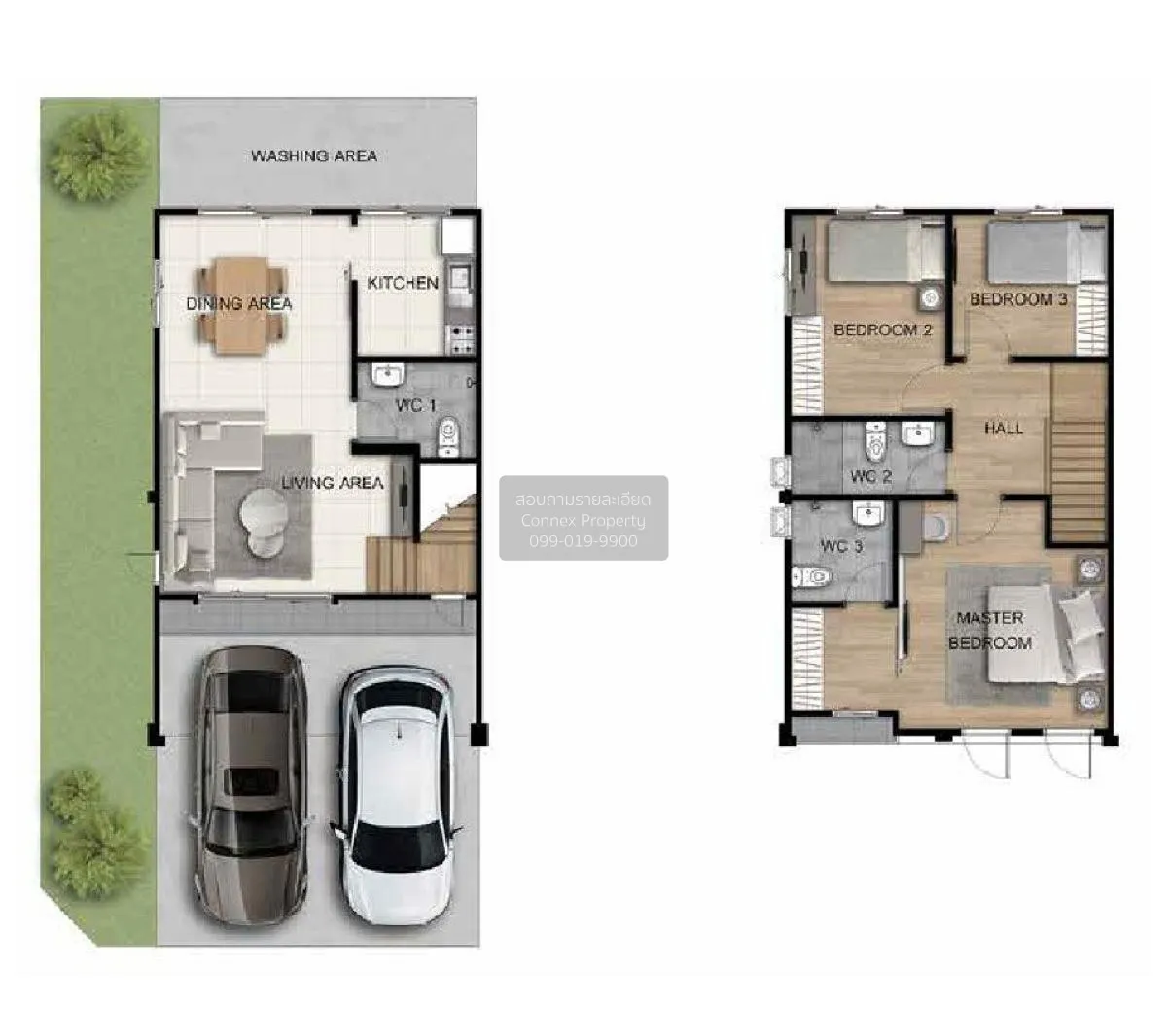 For Sale House , The Plant Kanchanaphisek - Bangyai , MRT-Khong B 2