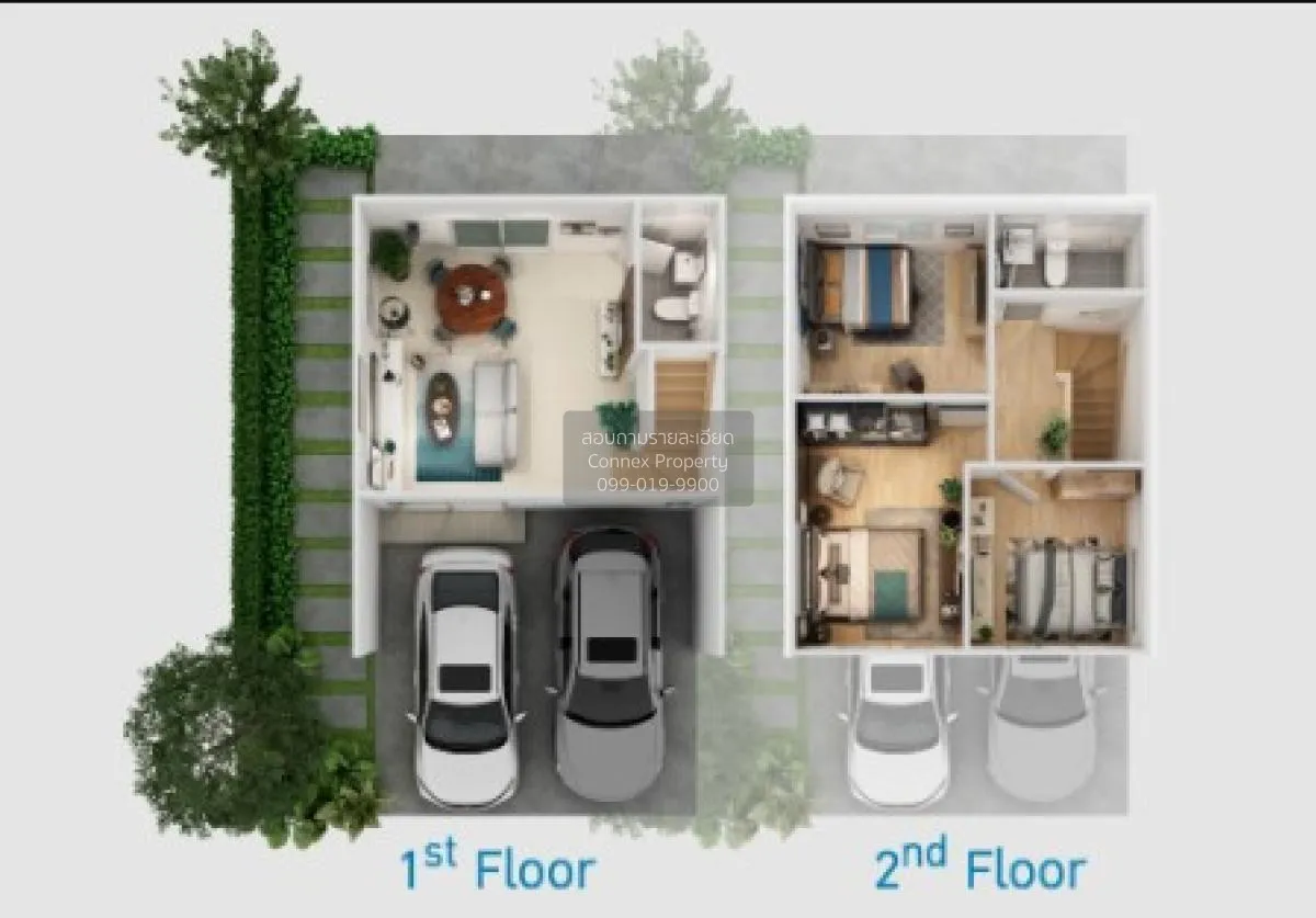 ขายบ้าน  บ้านพฤกษา 153 แอร์พอร์ต - มะลิวัลย์ บ้านเป็ด เมืองขอนแก่ 2