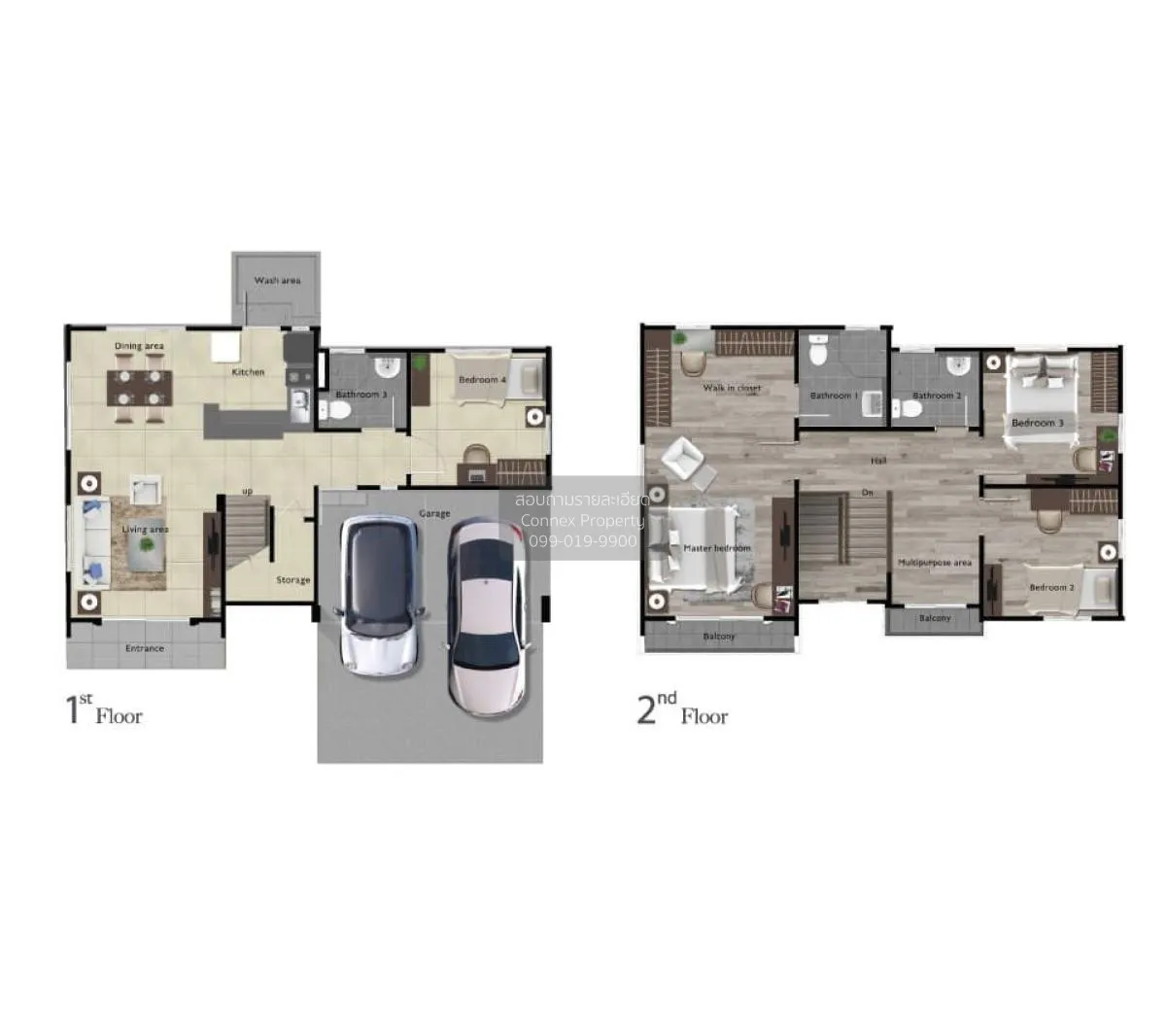 ขายบ้าน  เดอะ แพลนท์ ฉลองกรุง 2 ห้องมุม ลำผักชี เขต หนองจอก กรุงเ 2