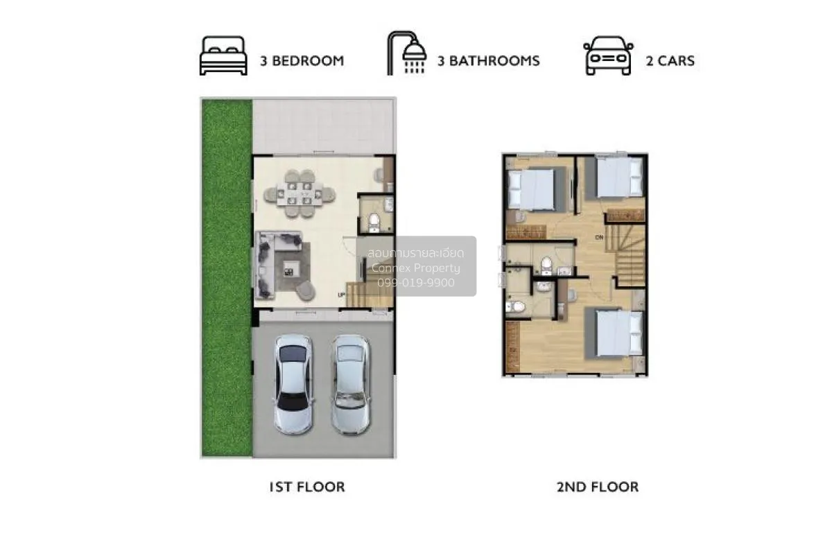 ขายทาวน์เฮ้าส์/ทาวน์โฮม  เดอะ คอนเนค มีนบุรี สเตชั่น - นิมิตรใหม่ 2