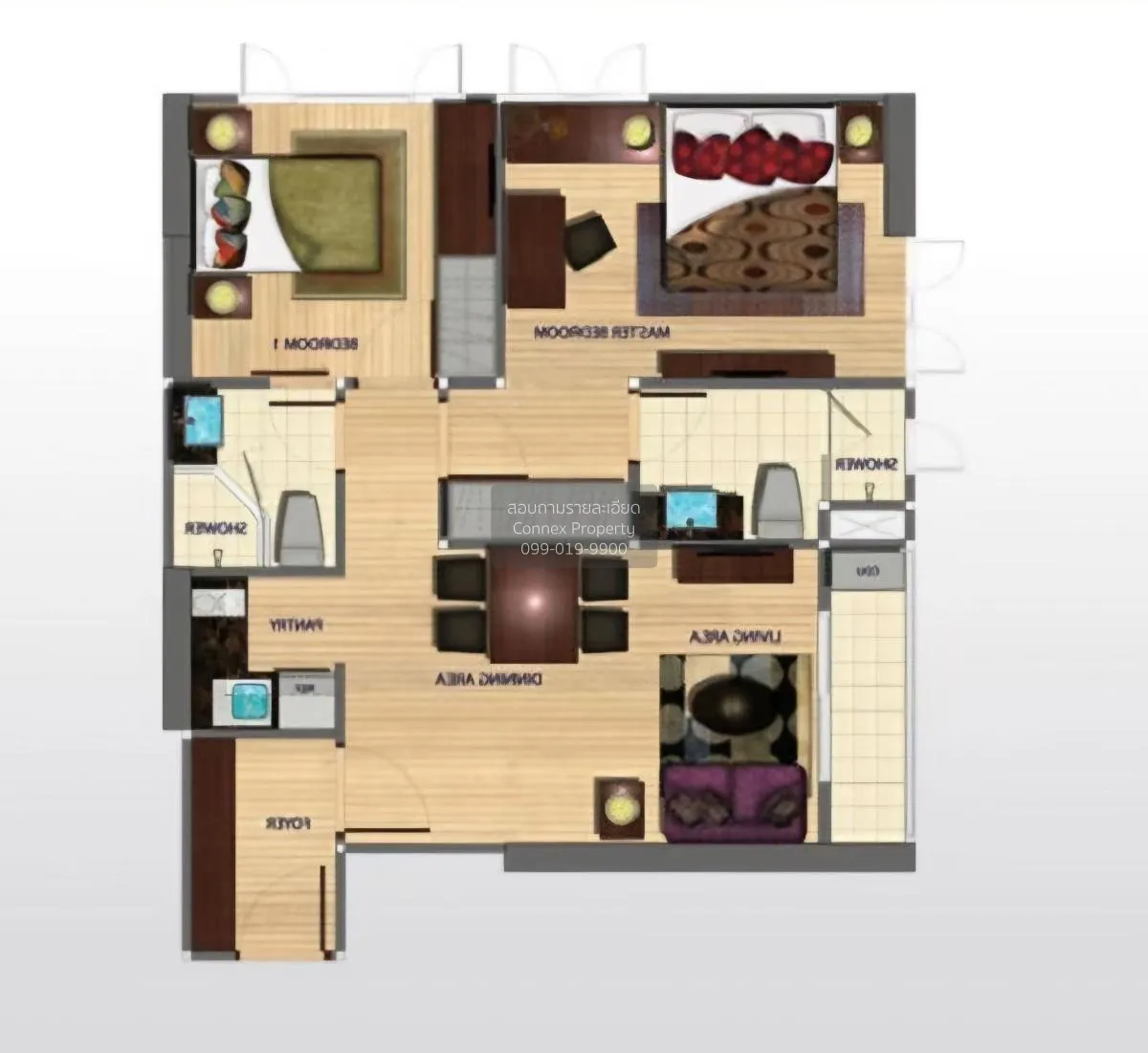 ขายคอนโด  ทรูทองหล่อ ชั้นสูง BTS-ทองหล่อ บางกะปิ เขต ห้วยขวาง กรุ 4